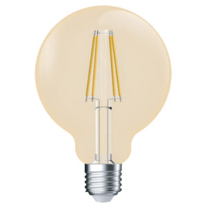 LED Filament G95 Lamp - Amber