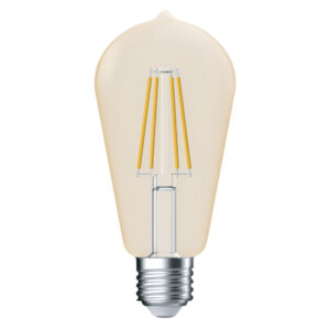 LED Filament ST64 Lamp - Amber